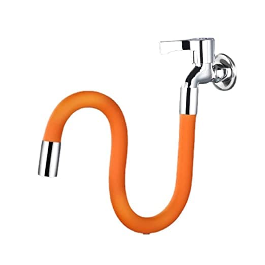RD SAVAJFaucet Extension Hose Silicone Water Faucet Sprayer Extender Hose 360° Rotating