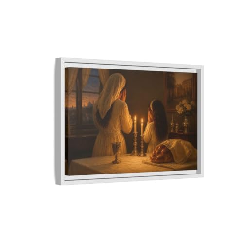 Shabbat Light Canvas pour illuminer votre salon le vendredi soir