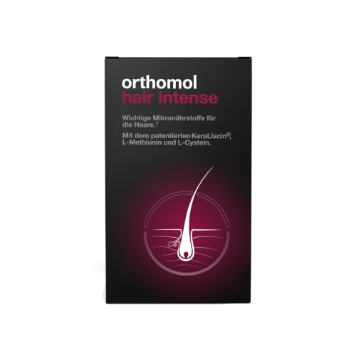 Orthomol Hair Intense Kapseln: Mikronährstoffe mit Biotin, Selen & Zink zum Erhalt normaler Haare* plus patentiertes KeraLiacin®… – Ansicht 1