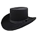 Bailey Western Dillinger Hat Black, 7 3/8