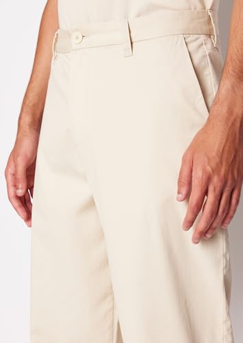 Armani Exchange Men's Clean Limited Milano Edition Cotton Trouser Pants, Fog3
