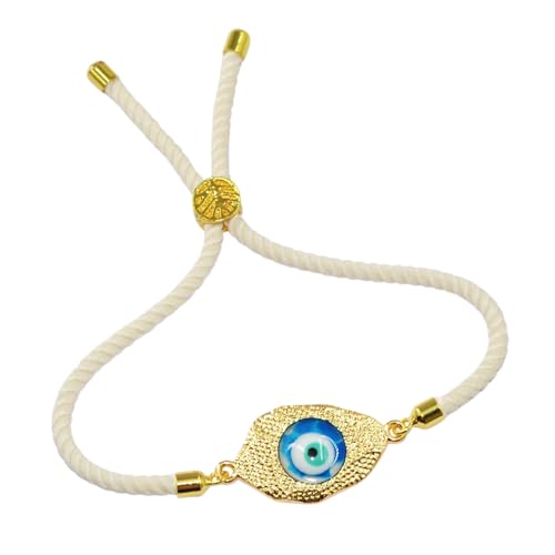 Image of CraftVatika Evil Eye Blue Bracelet for Women Daily Use, Infinity Shape Cubic Zirconia Diamond Bracelet for Women Jewelry for Gift, Adjustable Charm Bracelet Aesthetic Accessories Jewellery friendship