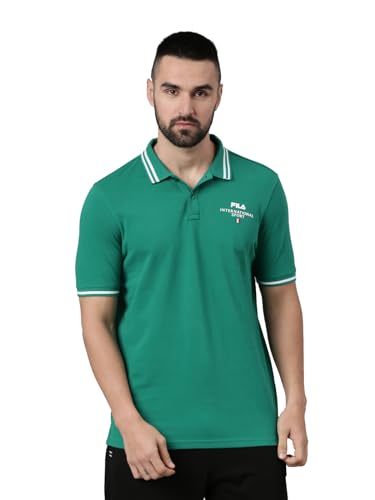 Image of Fila Men's Solid Regular Fit T-Shirt