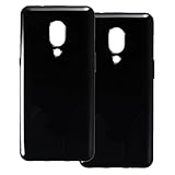 UOGNADGD 2-Pack TPU-Hülle Kompatibel mit Lenovo Z5 Pro GT Handyhülle - Stoßfeste Flexible Schutzzubehör mit Präzisionsausschnitten (Schwarz+Schwarz)