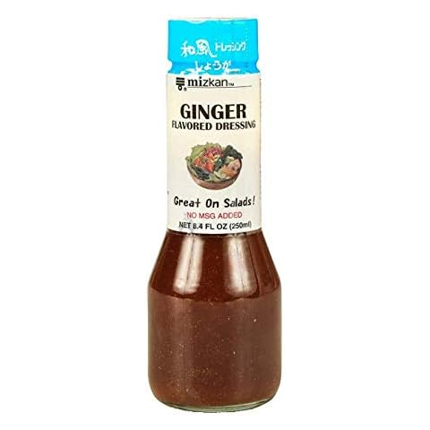 Mitsukan Ginger Flavored Dressing, 8.4-Ounce Bottle (Pack of 3) Cover