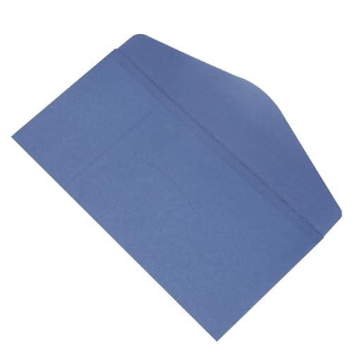 NUOLUX 20個 招待状用ビジネス封筒珠光湖ブルー シンプルデザイン耐久性あり卒業式会議誕生日パーティー対応