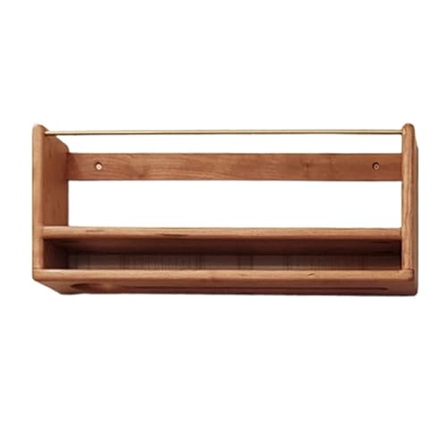 Soporte de Botellas de Vino de Madera 60x14x25 cm