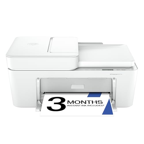 HP DeskJet 4255e Wireless All-in-One Color Inkjet Printer, Scanner, Copier,