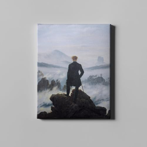 The Wanderer Caspar David Friedrich grande toile artistique idée cadeau idéal passionné art