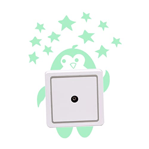 HOMSFOU Autocollants Lumineux Et Décoratifs Décalcomanies Chambre D'Enfant Salon Dessin Animé Interrupteur Pour Mur Étoile Cover