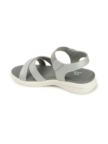 Image of Carlton London women's Cross Strap Adjustable Comfort Sandals