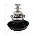3-Tier Chocolate Fountain Machine for Parties, Stainless Steel Electric Chocolate Fondue Fountain with 6 Forks & Serving Tray, Ideal for Weddings, Birthdays & Family Gatherings