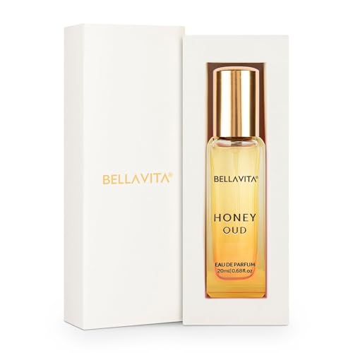 Bella Vita Luxury Honey Oud Unisex Liquid Eau De Parfum With Bergamot, Patchouli, Vanilla Premium, Long Lasting Sweet & Spicy Fragrance, 20ml