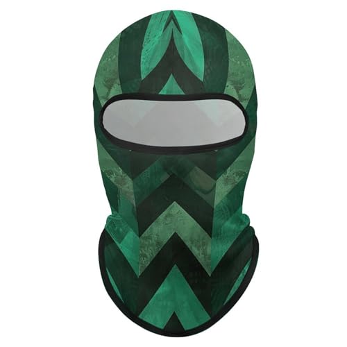 Balaclava para hombres y mujeres, máscara para esquí y ciclismo, color verde esmeralda, cubre todo el rostro miniatura 7