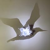 Tartpe 3D Shadow Night Light, Creative 3D Light and Shadow Nightlight, 3D Shadow Magic Wall Light with Warm Glow, Art Projection Shadows Lamp for Home - Where Lights Meet Imagination (Bird)