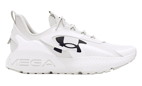 Under Armour Men's UA HOVR Mega 2 MVMNT Sportstyle Shoes Athletic Sneakers (White/107, US Footwear Size System, Adult, Men, Numeric, Medium, 8.5)