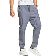 ZOXOZ Men Casual Chino Trousers Joggers for Men Work Trousers Tracksuit Bottoms