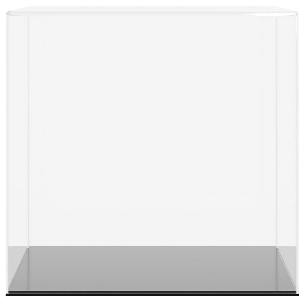 Vitrina acrílica 40 x 36 x 35 cm, protección contra el polvo, caja para coleccionables, figuras, modelos, transparente
