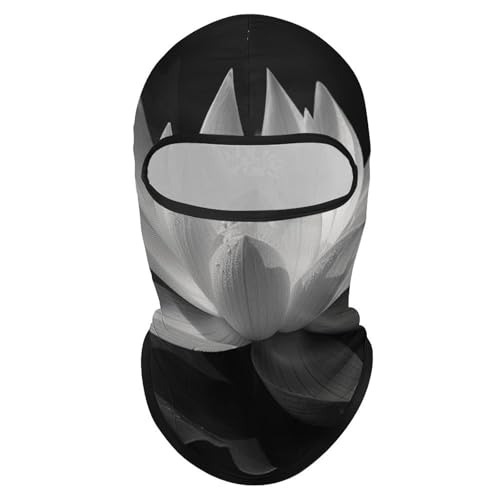 Balaclava Negro y Blanco para Hombre Mujer Protección Solar Transpirable Máscara Completa para la Cabeza para Senderismo, Ciclismo, Correr, Conducción miniatura 7