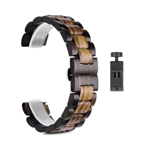 Correas de reloj de madera para Galaxy Watch4 de 40mm que evitan alergias e irritaciones de piel