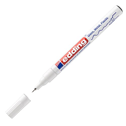 Edding Glanzlack-Marker Creative 751 Metallic – Gold, Silber, Kupfer, 1-2 Mm Strichstärke, 3er-Set