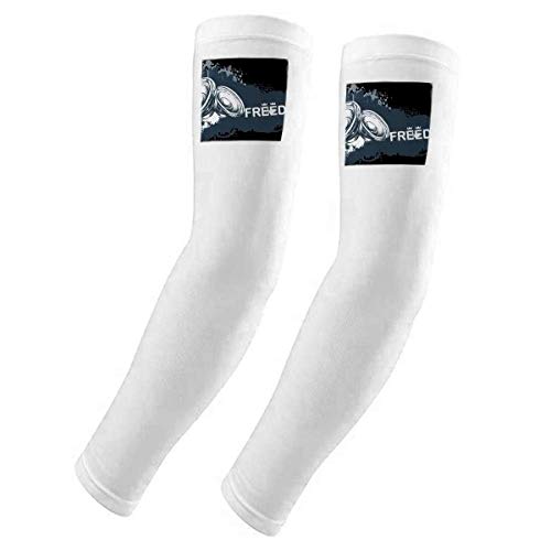 Manchons de bras protection UV respirants au motif graffiti hip-hop ultra extensible