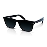 Sun Sound Smart Sunglasses Combine On Trend Classic Sunglasses with UV400 Protective Lenses and Built-In Bluetooth Premium Open Ear Speakers for Hands Free Communication - (MED-LG) CLASSIC/BLACK