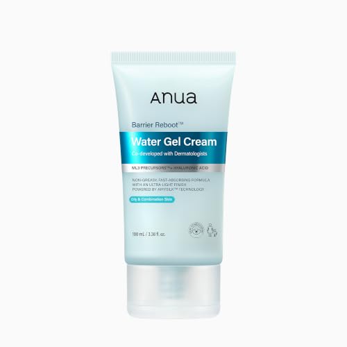 ANUA Barrier Reboot Water Gel Cream, 3.38 fl oz