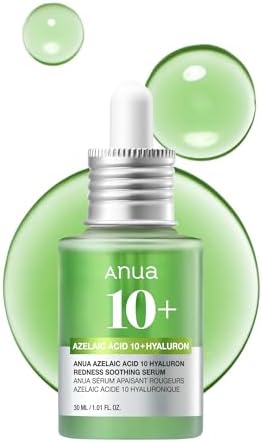 Anua Azelaic Acid 10 Hyaluron Redness Soothing Serum, Facial Seru...