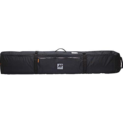 K2 Snow Unisex – Adult Roller Ski Bag Ski Bag, Unisex – Adults, Ski Bag., 20E5002, Black, 185cm (Size 5.5)