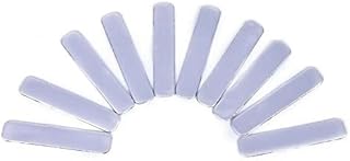 10pc Adhesive Lead Tape Set for Golf Club & Tennis Racket Swing Weight Optimization - Enhance Center of Gravity, Ball Flight, Fade, Hook - Malleable & Customizable (5cmx1cm, Silver, 3g/pc)