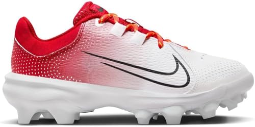 Nike Chuteira feminina Hyperdiamond 4 Pro moldada para softball, Scarlet | Preto, 42