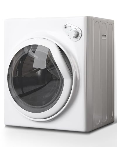 TABU 3.5 Cu. Ft Compact Dryer, 1500W 110V Portable Clothes