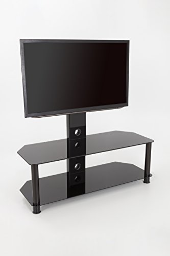 Avf Sdcl1140Bb-A Stand With Tv Mount For Tvs Up To 65-Inch, Black Glass, Black Legs #TOP3
