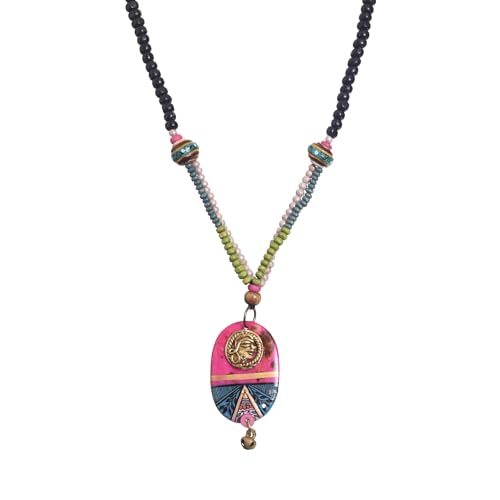 Image of AAKRITI ART CREATIONS Handcrafted Tribal & Ethnic Necklace Collection | Royal, Empress & Nomadic-Inspired Artisan Jewelry | Moonstone, Henna, Floral & Carnival Designs for Women