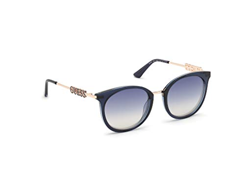 Guess 0, Occhiali Donna, Shiny Blue, 52