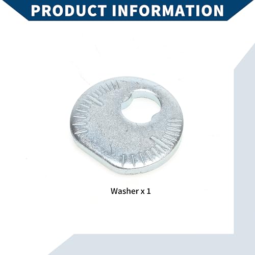 Hihaha Keilriemenspannschraube Nr. 4819830090 für Lexus IS300 2001-2005 für TOYOTA CROWN 1995-2001 für TOYOTA VEROSSA 2001 Dichtung Metall 1 Stück Silberton