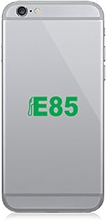 RDW Pair of E85 Cell Phone Stickers Mobile Fossil Fuels Ethanol Fuel - Green