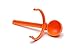 Jarware Coffee Spoon Clip for Wide Mouth Mason Jars, Orange