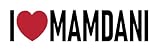I Love Zohran Mamdani Sticker Large 3x9 Heart New York Mayor Stickers