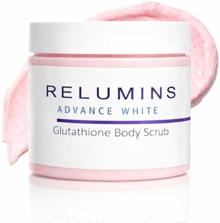 Relumins Premium Summer Body Scrub with Glutathione, Rosehip, Sea Salt - Moisturizing Exfoliating Scrub for Smooth, Radiant Beach Skin - Gentle Moisturizing Formula - 400ml