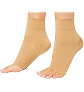 Premium Compression Socks for Plantar Fasciitis, Heel - Ankle Foot Sleeves for Everyday and Night...