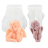 💡Ideales Geschenk: Silikon engel seifenform sind nicht nur perfekte Dekorationen, sondern auch perfekte DIY Geschenke für Familie und Freunde zum Geburtstag, Weihnachten, Neujahr und andere Festivals und tägliche Anlässe.