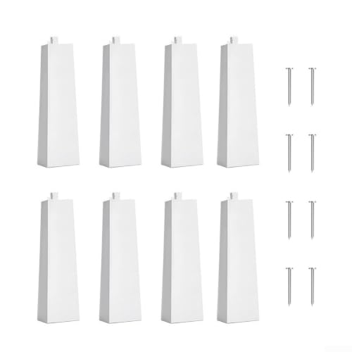 Bordes de esquina de aluminio blanco para panel de pared de metal resistente de reformas 4