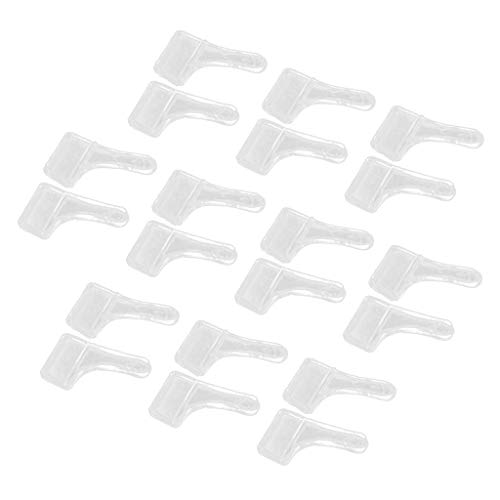 LEIPUPA 20xAnti Slip Glasses Ear Hooks Tip Eyeglasses Transparent Grip Temple Holder - S