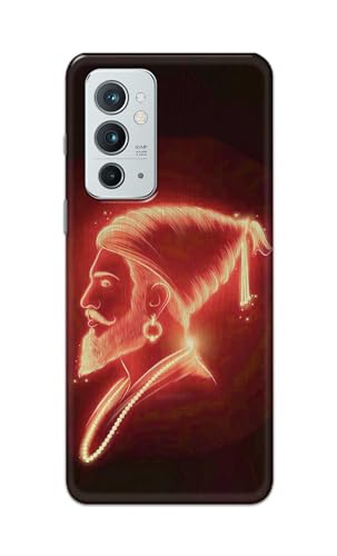 Image of Plastic Printfidaa Printed Hard Back Cover Case For Oneplus 9Rt 5G Back Cover (Chatrapati Shivaji Maharaj) -112,Multi