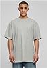 URBAN CLASSICS Men's Basic Crew Neck Tall Tee, Oversized Short Sleeves T-Shirt with Dropped Shoulders, 100% Jersey Cotton, in grey, 3XL #4