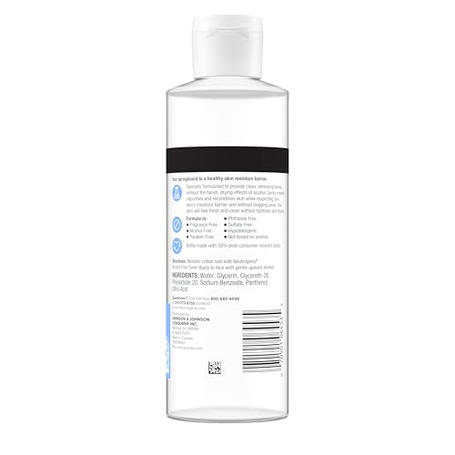 Neutrogena Alcohol-Free Gentle Daily Facial Toner, Fragrance-Free to Tone & Refresh Skin, Gently Removes Impurities & Reconditions Skin, Hypoallergenic, 8 fl. oz - image 9