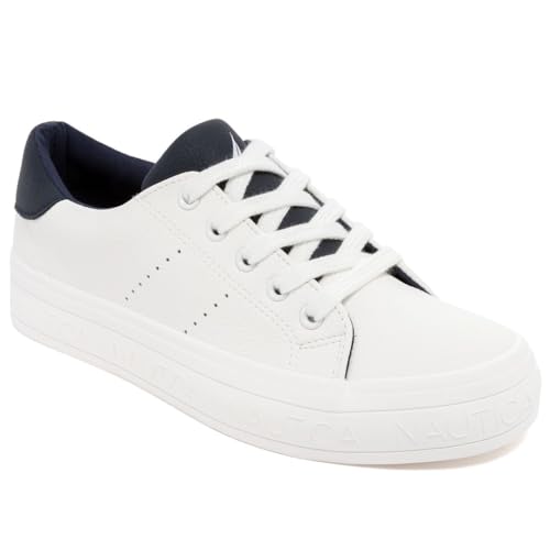 Image of Nautica Women Fashion Sneaker Lace-Up Tennis Casual Shoes for Ladies