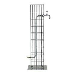 DEKORATIVE WASSERZAPFSÄULE: Die Gabionen-Wassersäule ist eine praktische und stilvolle Wasserquelle für Garten und Terrasse. Ideal für die Bewässerung oder als optisches Highlight im Außenbereich MIT INTEGRIERTEM WASSERANSCHLUSS: Ausgestattet mit ein...